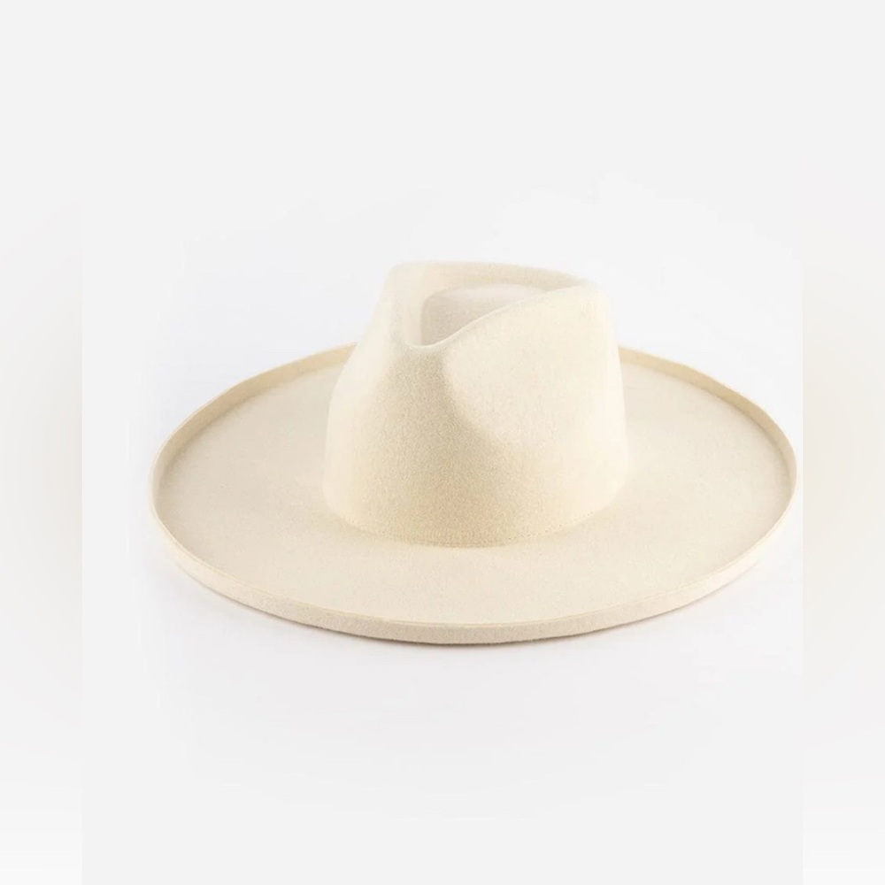 Gigi Pip AMELIA PENCIL BRIM FEDORA off white NWT $159